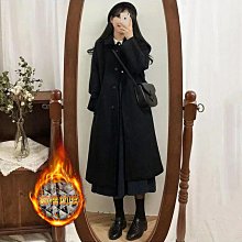 韓版中長款寬松毛呢外套女秋冬2023新款高級感赫本風雙面羊絨大衣_佳美優品 歷史價格詳細信息