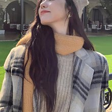 韓系復古毛呢大衣女感中長款加厚正肩顯瘦赫本風冬季羊毛大衣 歷史價格詳細信息