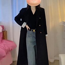 黑色毛呢外套女中長款小個子2023流行秋冬新款赫本風學生呢子大衣_佳美優品 歷史價格詳細信息