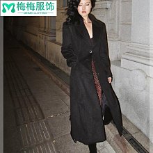 毛呢大衣 韓版寬鬆高級質感英倫風外套 長版大衣【TJ8874】 現貨＋預購 歷史價格詳細信息