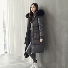 大嫂的店-冬季保暖帥氣金屬感亮面大立領羽绒棉外套 三色 歷史價格詳細信息