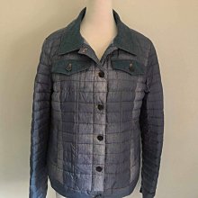 牛仔拼接羽絨棉服女冬2022新款設計感小眾外套假兩件菱格加厚棉衣 歷史價格詳細信息
