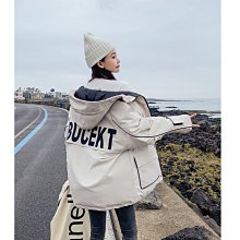 羽絨夾克 連帽外套-長版腰帶收腰直筒女外套2色73wc21[獨家進口][米蘭精品] 歷史價格詳細信息
