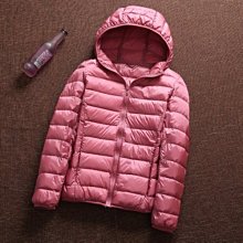 羽絨夾克 連帽外套-輕薄保暖純色時尚女外套6色73wc39[獨家進口][米蘭精品] 歷史價格詳細信息