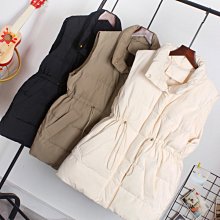 百搭立領坎肩背心外套 寬松女秋冬外套 羽絨棉服女生上衣 保暖韓版夾克外套 顯瘦百搭女生外套 棉襖女士外套 歷史價格詳細信息