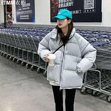 ins港風羽絨棉服女冬韓系加厚短版小個子設計感大毛領麵包服棉衣 歷史價格詳細信息
