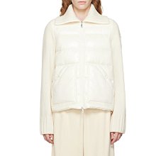 [全新真品代購-S/S23 新品!] MONCLER 米白色 羽絨拼接 針織外套 / 羽絨外套 歷史價格詳細信息