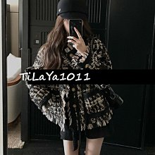 ◎緹蕾雅◎高級訂製設計款韓版寬鬆超大真狐狸毛領雙面羊毛大衣送腰帶實拍/洋裝加絨口罩正韓羽絨針織外套禮服毛帽保護貼/現+預 歷史價格詳細信息