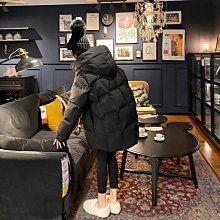 現貨 大衣 羽絨外套 外套 超長款連帽羽絨棉服女2022新款韓版長款過膝到腳踝棉襖冬季加厚黑色外套女-誠信商鋪 歷史價格詳細信息