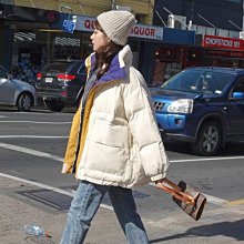 現貨 大衣 羽絨外套 外套 鋪棉外套女 長板外套 2022年冬新款羽絨棉服女中長款過膝韓版棉衣學生寬鬆棉襖ins外套-誠 歷史價格詳細信息