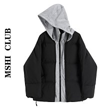 現貨熱銷-MSHI CLUB外套厚款棉衣女冬季日系復古加厚保暖連帽休閑寬松棉襖-特價 歷史價格詳細信息