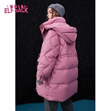 現貨熱銷-妖精的口袋設計感菱格白色中長款收腰連帽羽絨服女2021冬白鴨絨-特價 價格比較,價格查詢,歷史價格詳細信息