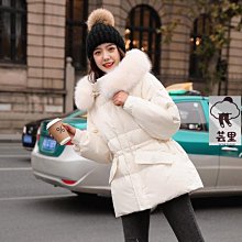白鴨絨 冬季新款夏詩文同款羽絨服女 中長款韓版大毛領羽絨服正品 促銷 歷史價格詳細信息