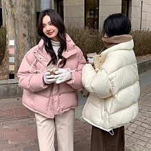 羽絨外套女 厚外套 保暖外套 秋冬季外套女短版棉衣加厚麵包服女學生韓版寬鬆冬天保暖羽絨棉服壬辰服飾 歷史價格詳細信息