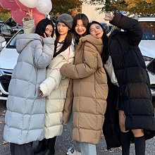 羽絨服 自營NERDY冬季新品情侶款長款過膝加厚保暖連帽羽絨服女寬松 歷史價格詳細信息