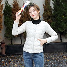 羽絨服 輕薄羽絨服 中老年輕薄羽絨內膽女無領2023年新款寬松圓領短款保暖內搭媽媽裝 歷史價格詳細信息
