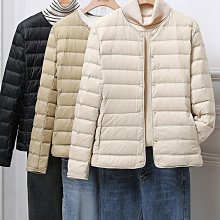 羽絨服 反季牛角扣羽絨服女中長款冬季新款過膝寬松大毛領白鴨絨外套 歷史價格詳細信息