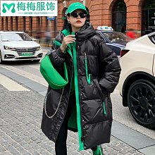 羽絨外套長大衣女外套長羽絨夾克蝴蝶結綁帶毛絨毛奢華狐狸毛-黑/粉/白S-2XL【AAA3408】 歷史價格詳細信息