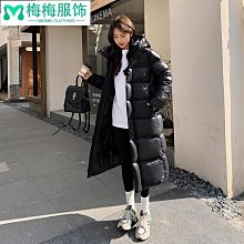 ????冬季外套 羽絨外套 保暖冬天外套 黑色中長款羽絨棉服女高領韓版寬松學生ins潮過膝棉衣襖冬季外套-時尚女裝 歷史價格詳細信息