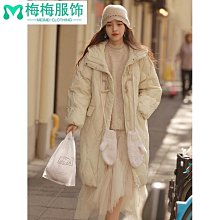 厚外套女 羽絨長板外套女 長版防風外套女 羽絨服中性中長款情侶款加厚學生過膝外套~梅梅服飾 歷史價格詳細信息