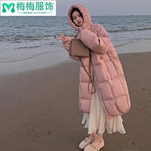 長版防風外套女 羽絨外套 厚外套女 中長款羽絨服女裝加厚連帽白鴨絨盤扣中式壬辰服飾 歷史價格詳細信息