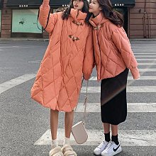 菱格棉服冬季新款棉襖小個子ins國潮棉服牛角扣夾棉外套學生 歷史價格詳細信息