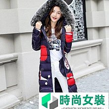 羽絨外套 冬季加厚假兩件潮流棉衣ins港風寬松連帽棉服外套潮牌百搭棉襖男 歷史價格詳細信息