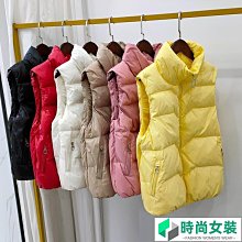 冬季白鴨絨立領收腰羽絨馬甲女輕薄羽絨背心外套-時尚女裝 歷史價格詳細信息