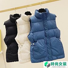 秋冬羽絨棉馬甲女2022新款亮面背心坎肩外套韓版加厚保暖馬夾外穿馬甲背心 馬甲背心大尺碼-時尚女裝 歷史價格詳細信息