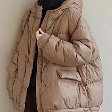韓版連帽羽絨服女秋冬2022新款復古休閑寬松短款輕薄白鴨絨外套潮-時尚女裝 價格比較,價格查詢,歷史價格詳細信息