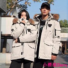 跑男韓國工裝羽絨服女中長款加厚2023冬新款寬鬆情侶外套反季 歷史價格詳細信息