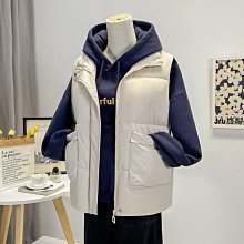 羽絨背心 羽絨馬甲 羽絨外套 胖mm大碼棉服 馬甲女 短款韓版學生秋冬百搭寬松馬夾 羽絨棉坎肩外套 歷史價格詳細信息