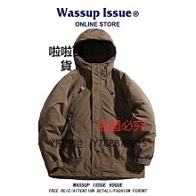 精選羽絨服 WASSUP ISSUE美式戶外羽絨服男款冬季加厚三合一外套防風沖鋒衣男 價格比較,價格查詢,歷史價格詳細信息