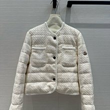 特 Moncler 菱格夾棉連帽 中長款外套 收腰  8/18 歷史價格詳細信息