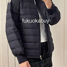 現貨【MONCLER】2017秋冬 羽絨拼接連帽外套 深藍 帽子可拆 *40%OFF* 歷史價格詳細信息