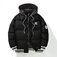 羽絨外套 羽絨服冬季連帽加厚亮面白鴨絨黑金款保暖面包服外套436 HB021 歷史價格詳細信息