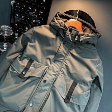 羽絨服 鴨鴨男士工裝羽絨服男冬季中長款加厚新款連帽保暖派克服外套 歷史價格詳細信息