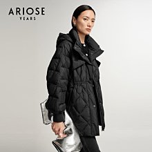 羽絨服 艾諾絲雅詩冬季新品簡約休閑小高領抽繩設計羽絨服女21030027 價格比較,價格查詢,歷史價格詳細信息