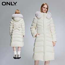 羽絨服 鵝絨服ONLY冬季新款連帽保暖中長款羽絨服女|123412010 價格比較,價格查詢,歷史價格詳細信息
