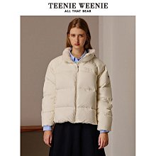 TeenieWeenie小熊2023秋冬新款費爾島翻領寬松仿羊羔絨保暖外套女 歷史價格詳細信息