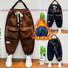 童裝男童一體加厚加絨運動褲2023新款兒童中大童秋冬12歲長褲衛褲 歷史價格詳細信息