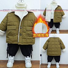 男童鋪棉外套秋冬款2023新款兒童加絨厚上衣痞帥男寶寶棒球服夾克 歷史價格詳細信息
