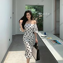 女式露肩長款連衣裙韓版新款寬鬆顯瘦優雅針織連衣裙 歷史價格詳細信息