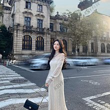 長袖針織連衣裙女2022秋冬新款寬松顯瘦中長款配大衣打底內搭長裙超長裙-雅閣精品 歷史價格詳細信息