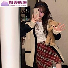 復古紅色格子a字半身裙女高腰包臀開叉一步長裙子-伽美服飾 歷史價格詳細信息