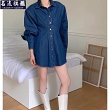 韓式牛仔藍金屬標髮箍女2023新款高顱頂氣質髮箍簡約百搭寬邊頭飾 歷史價格詳細信息