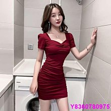 悠米小店夜店女裝性感領低胸吊帶洋裝氣質緊身顯瘦包臀露背開叉女短裙 歷史價格詳細信息