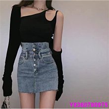 悠米小店新款女生牛仔短裙 高腰牛仔裙半身裙女夏季薄款2023新款顯瘦a字超短裙刺繡包臀裙子 歷史價格詳細信息