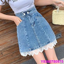 悠米小店新款女生牛仔短裙 高腰牛仔裙半身裙女夏季薄款2023新款顯瘦a字超短裙刺繡包臀裙子 歷史價格詳細信息