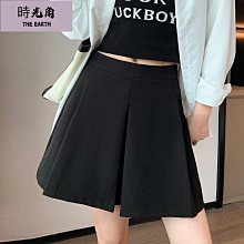 【時光角】高腰辣妹牛仔半身裙女夏季年新款復古百褶裙子超短裙ins 歷史價格詳細信息
